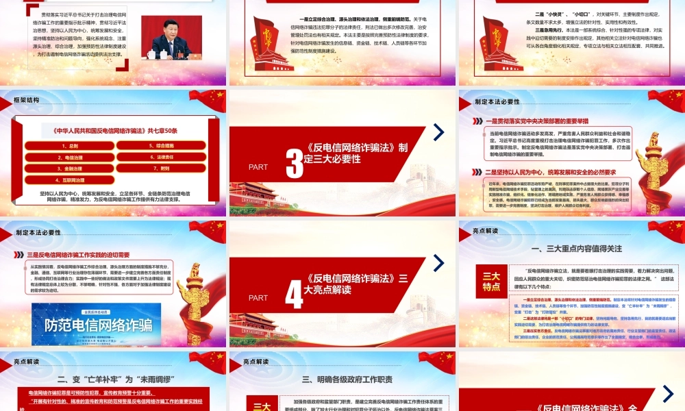 全文解读2022年修订反电信网络诈骗法党课培训.ppt
