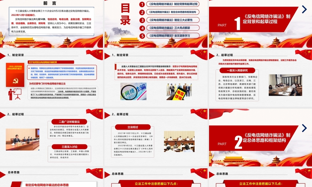 学习2022修订反电信网络诈骗法动态学习全文.ppt