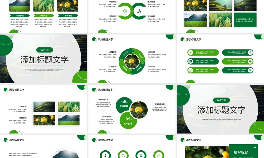 绿色简约风大学生暑假三下乡社会实践PPT模板.pptx
