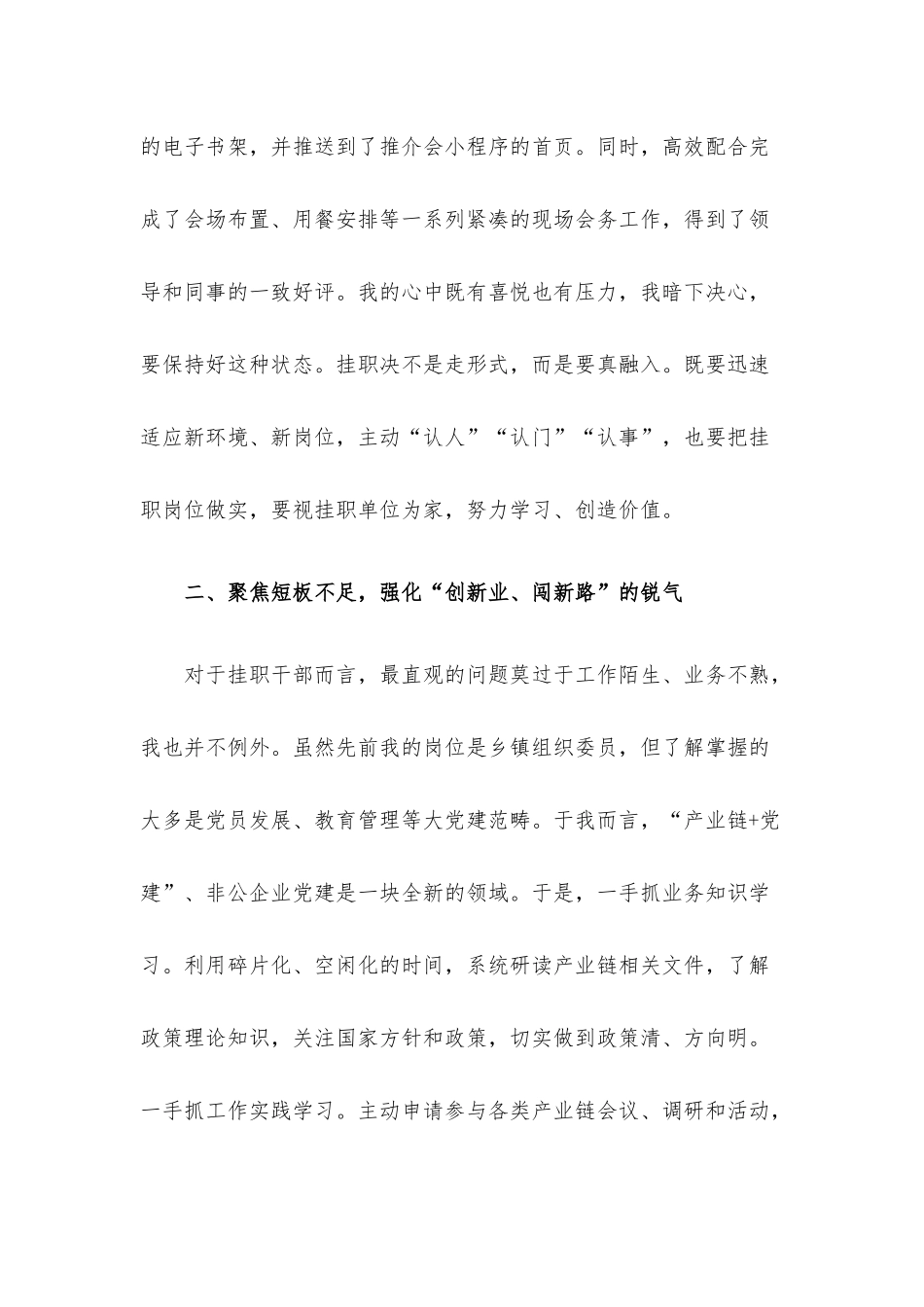 挂职干部座谈交流发言.docx_第2页