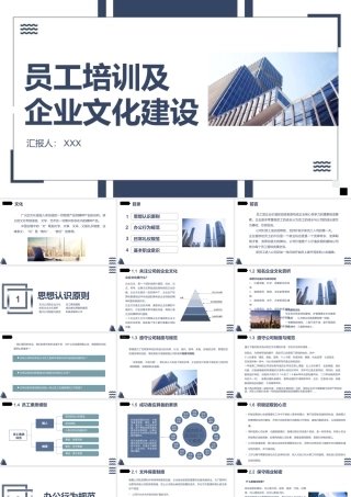 员工培训及企业文化建设PPT课件（带内容）.pptx