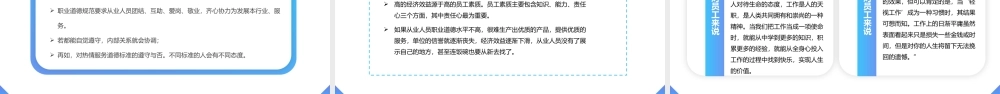 蓝色简约风员工职业素养培训PPT.pptx
