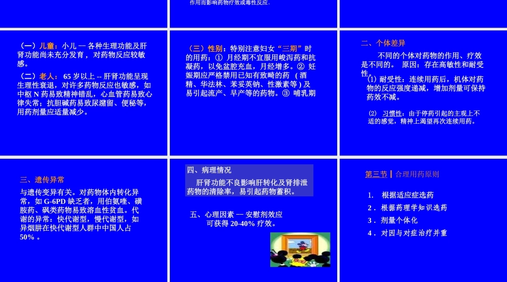 影响药物作用因素及合理用药原则医学教学课件.pptx