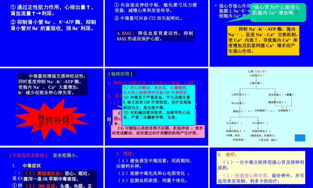 治疗慢性心功能不全药医学教学课件.pptx