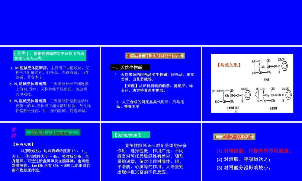 抗胆碱药医学教学课件.pptx