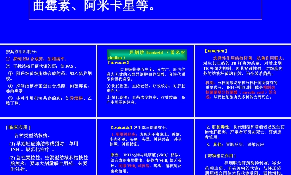 抗结核病药医学教学课件.pptx