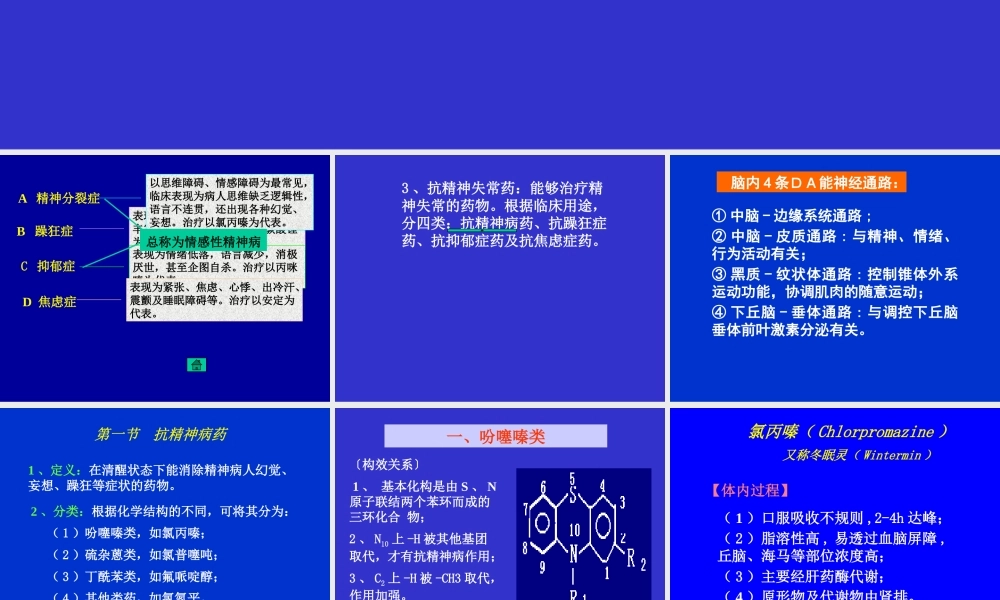 抗精神失常药医学教学课件.pptx