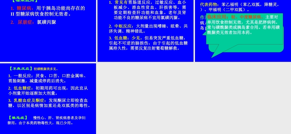 抗糖尿病药医学教学课件.pptx