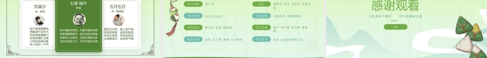 浓情端午 粽情享受——五月初五端午佳节PPT课件（带内容）.pptx