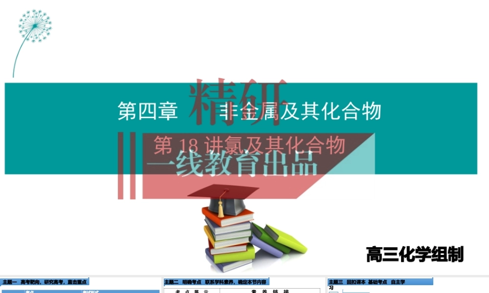 2023届高三化学一轮复习《氯及其化合物》 (2).pptx