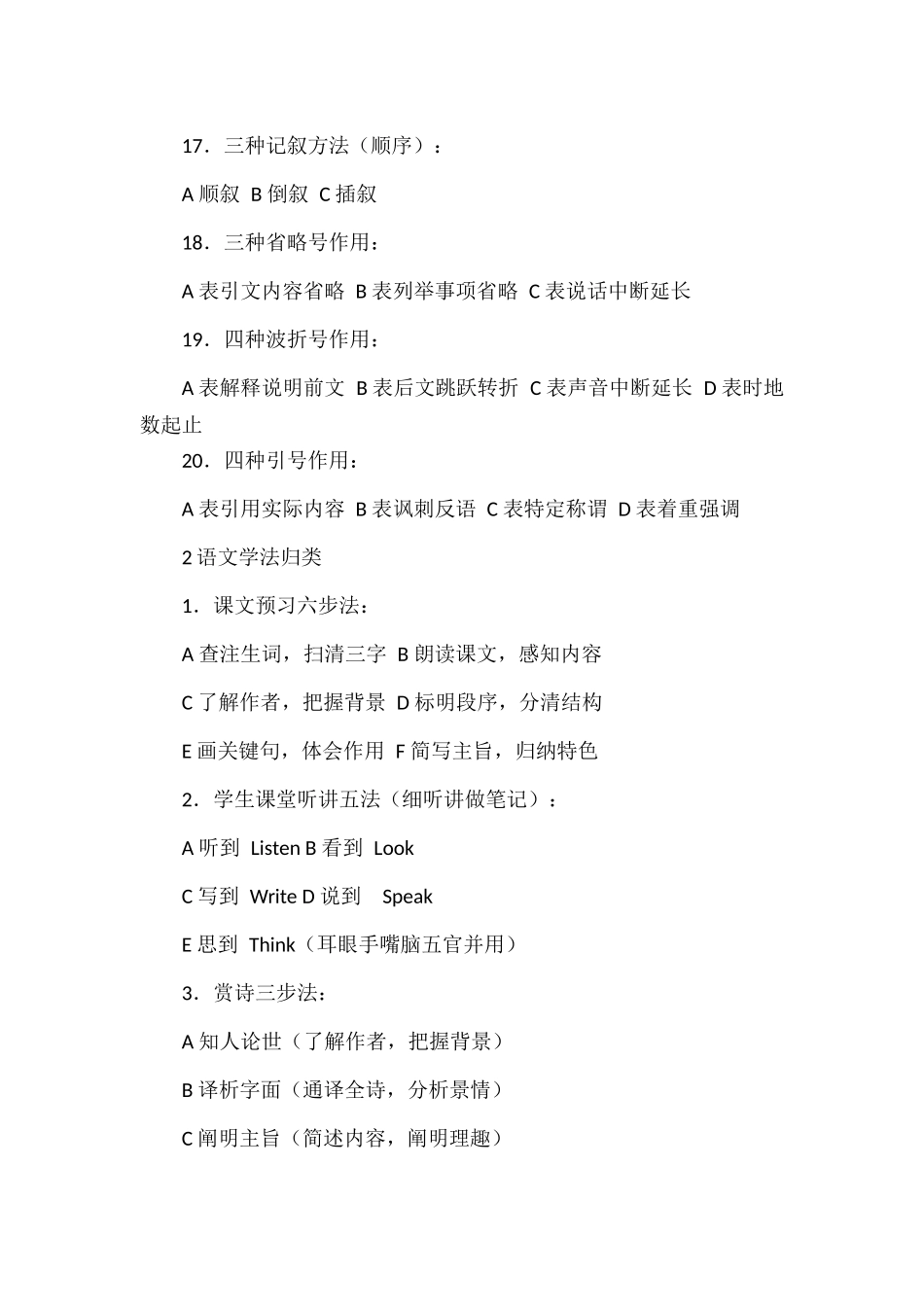 高中语文常考必备知识点归纳大全.docx_第3页