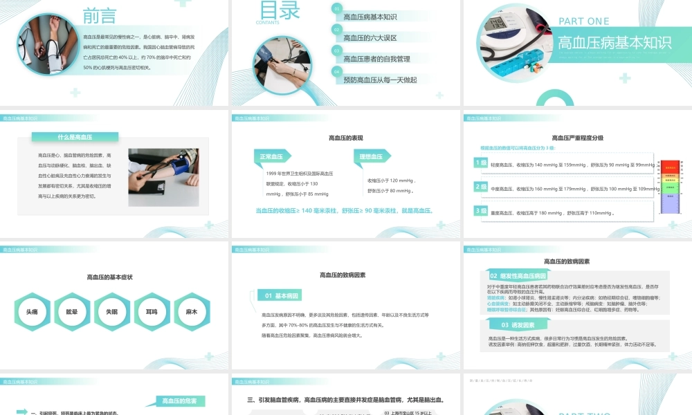 全国高血压日健康知识讲座PPT课件（带内容）.pptx