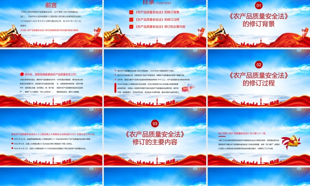 全面学习解读2022新修订《中华人民共和国农产品质量安全法》重点内容PPT课件（带内容）.pptx