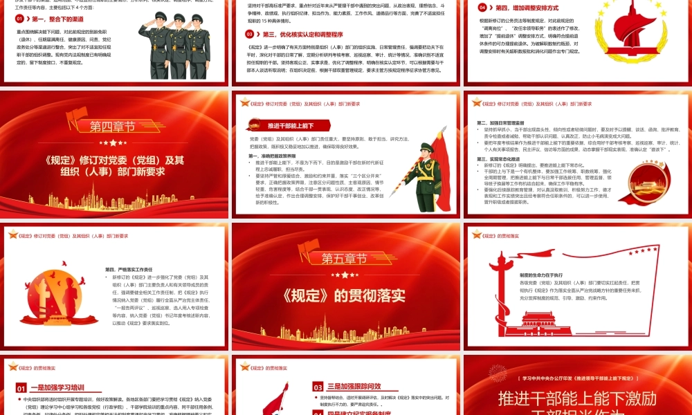 推进干部能上能下激励干部担当行为PPT.pptx