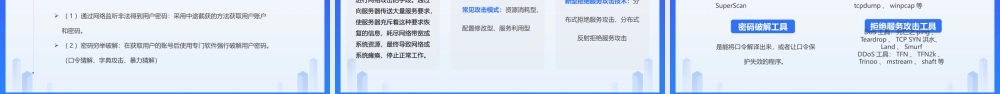 网络安全技术PPT网络攻击概述PP课件（带内容）.pptx