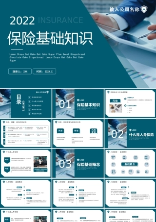 保险基础知识PPT保险基础概念PPT课件（带内容）.pptx