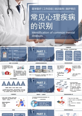 常见心理疾病识别PPT心理障碍体现PPT课件（带内容）.pptx