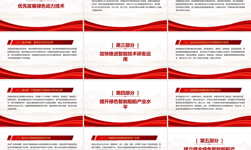 2022《关于加快内河船舶绿色智能发展的实施意见》全文学习PPT课件（带内容）.pptx