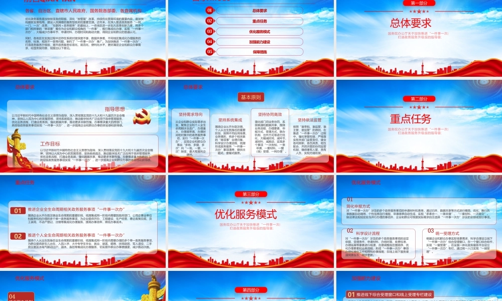 关于加快推进“一件事一次办”重点内容学习PPT课件（带内容）.pptx