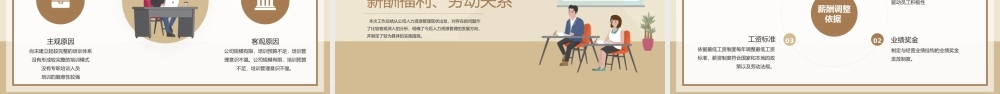 黄色插画风行政部门工作总结报告PPT模板.pptx