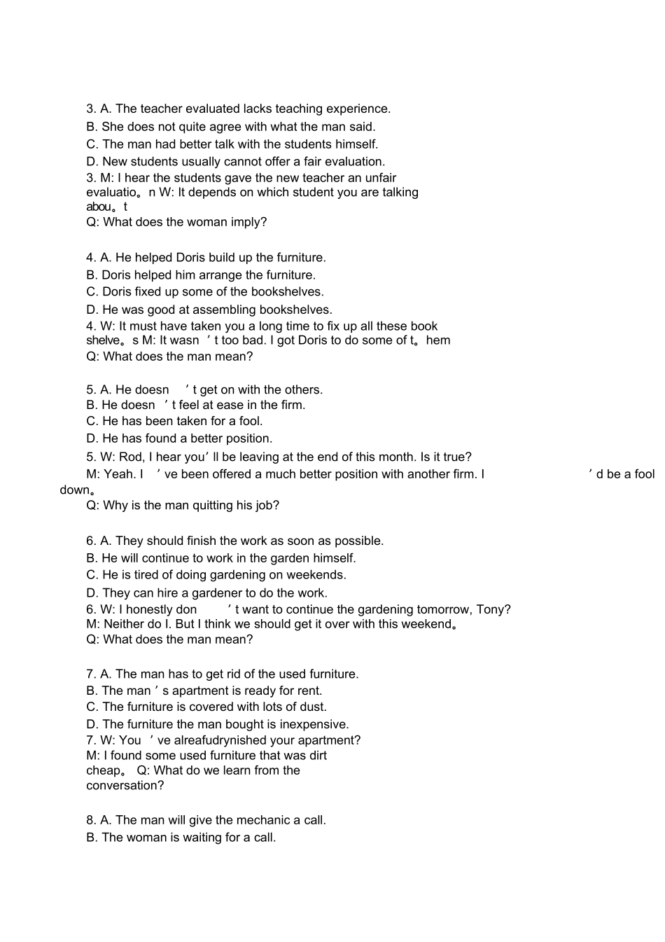 2014年6月大学英语四级真题及答案(全套详解).docx_第2页