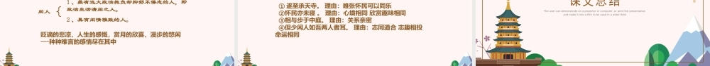 人教版八年级语文课件记承天诗夜游PPT模板.pptx