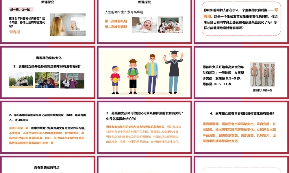 七年级生物下册青春期PPT课件.pptx
