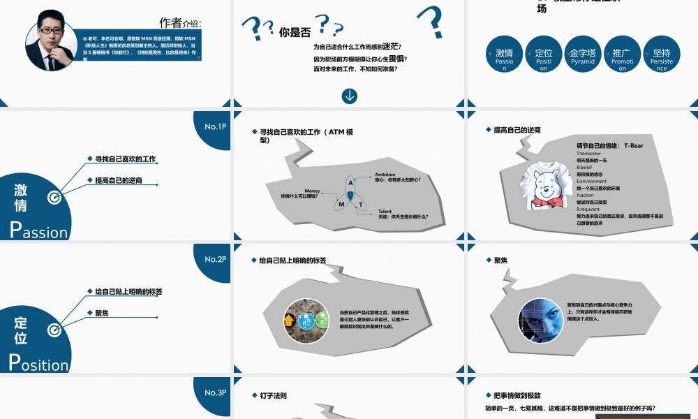 拼的是现在比的是将来简约读书笔记ppt模板.pptx