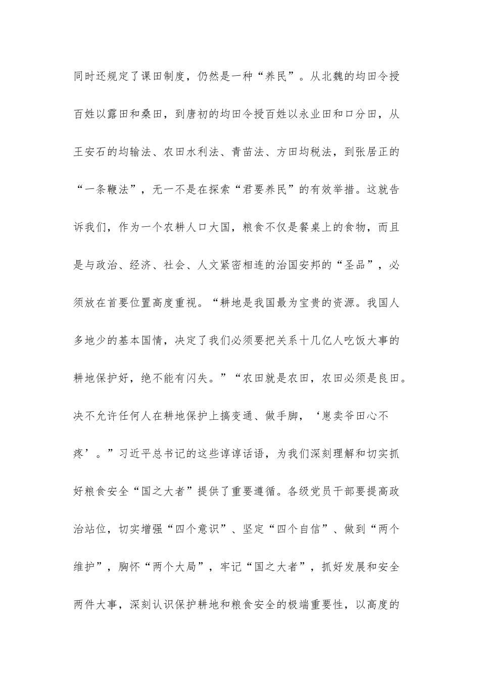 研讨发言：始终牢记粮食安全这个“国之大者”.docx_第3页