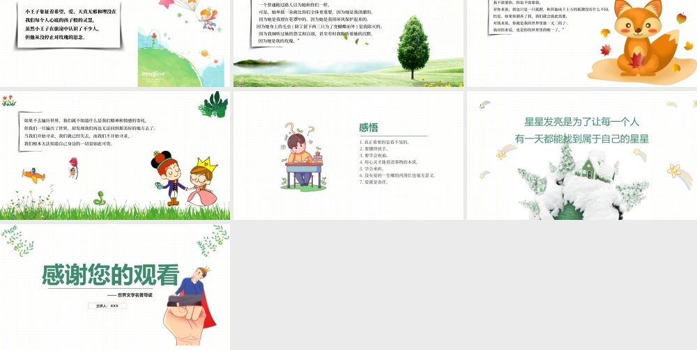 《小王子》作品简介名著导读PPT模板.pptx