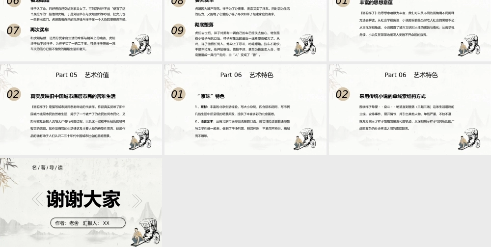 骆驼祥子作品简介名著导读PPT.pptx