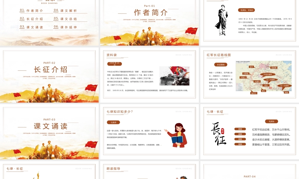 七律长征读书笔记.pptx