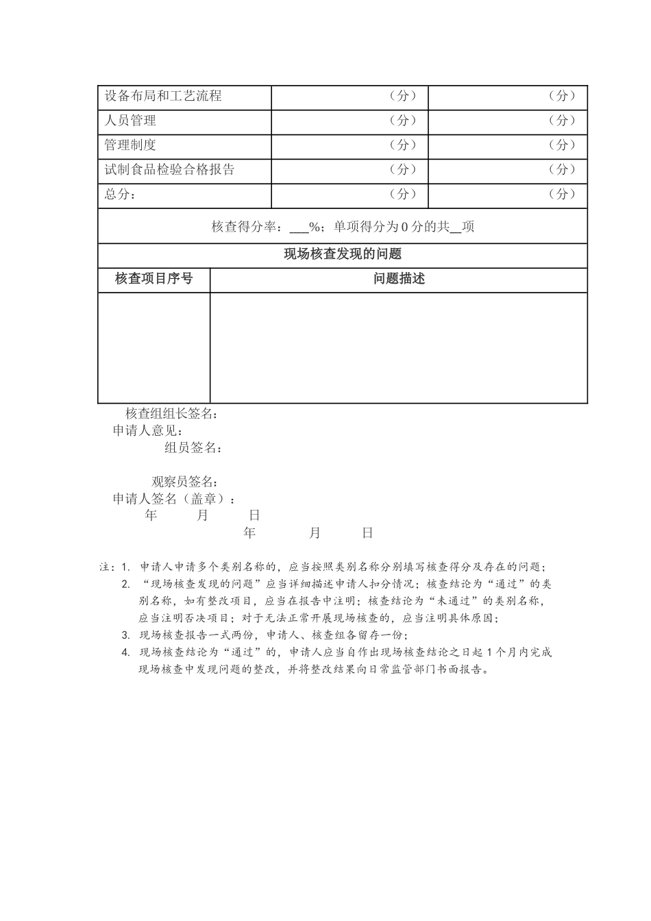 附件3. 食品、食品添加剂生产许可现场核查报告.docx_第2页