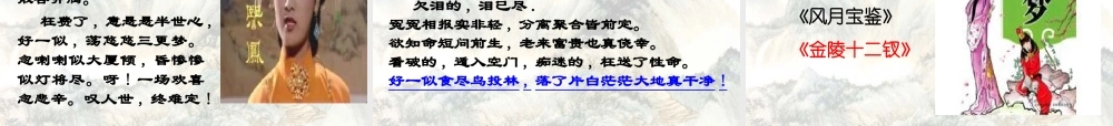 《红楼梦》作品简介 名著导读 国学经典PPT模板.pptx