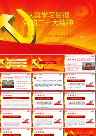 党的大会精神学习宣讲ppt课件.pptx