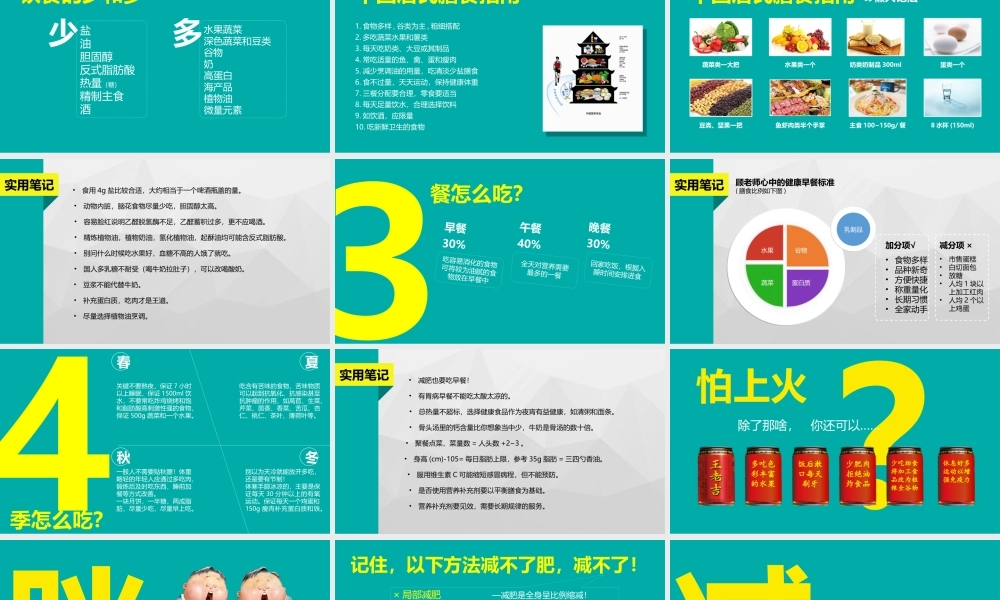 《我们到底应该怎么吃》健康饮食读书笔记PPT作品.pptx
