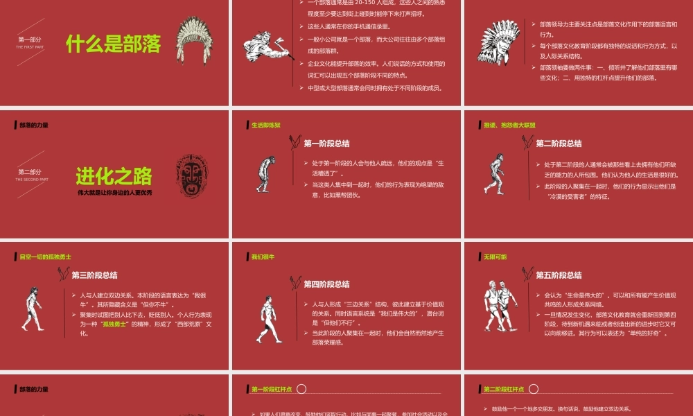 《部落的力量》读书笔记PPT作品.pptx