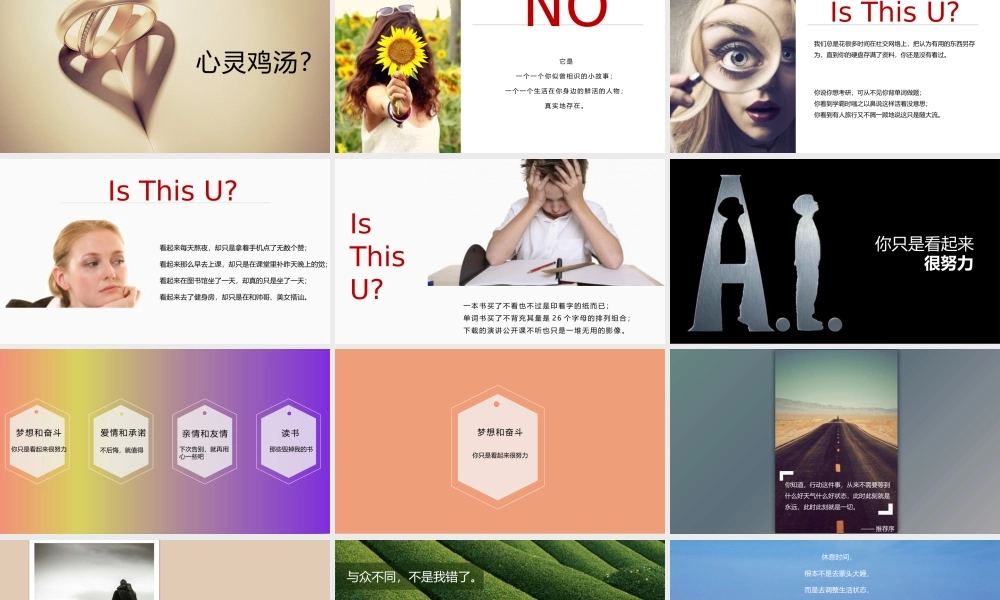 《你只是看起来很努力》读书笔记PPT.pptx