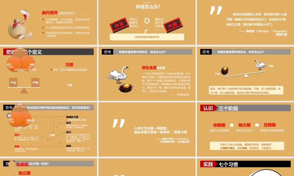 《高效能人士的7个习惯》读书笔记PPT作品.pptx