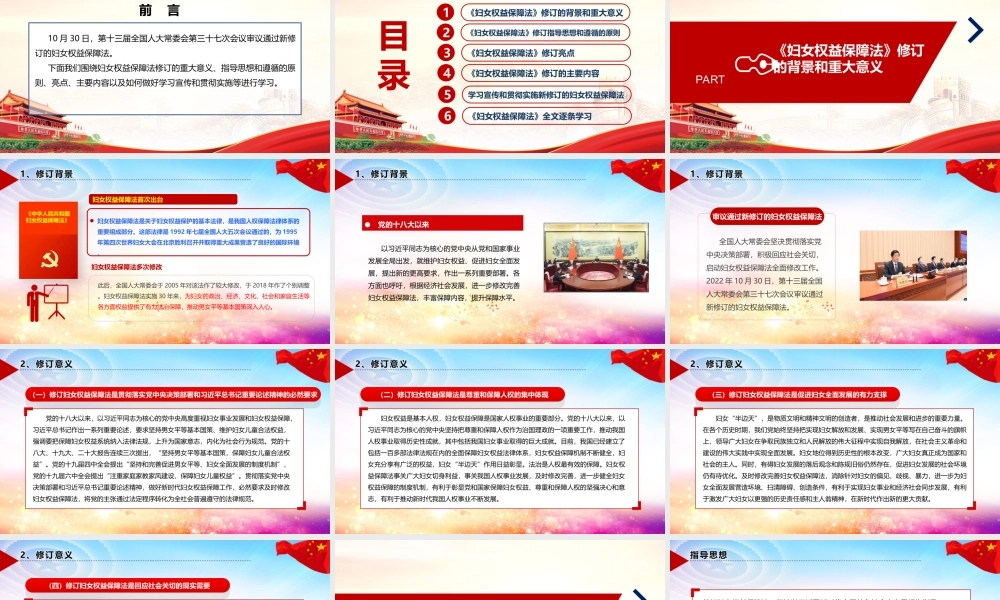 全文《妇女权益保障法》修订PPT.ppt