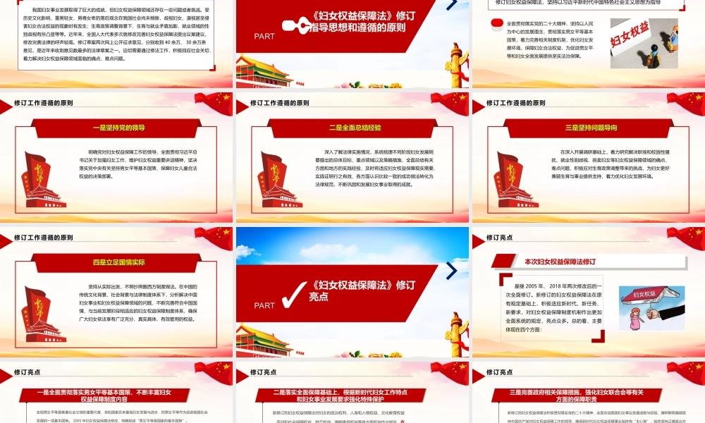 妇女权益保障法修订主题班会PPT.ppt