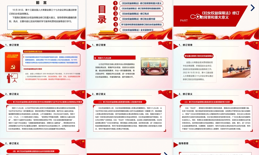 《妇女权益保障法》修订主题教育PPT.ppt