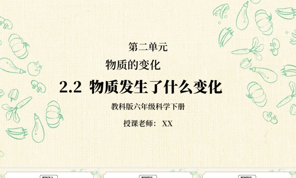 教科版六年级科学下册第二单元《物质的变化-物质发生了什么变化》PPT课件.pptx