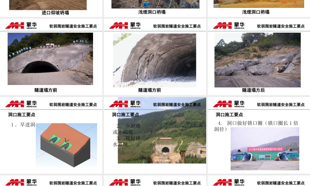 软弱围岩隧道安全施工要点-给隧道班组长交底.pptx