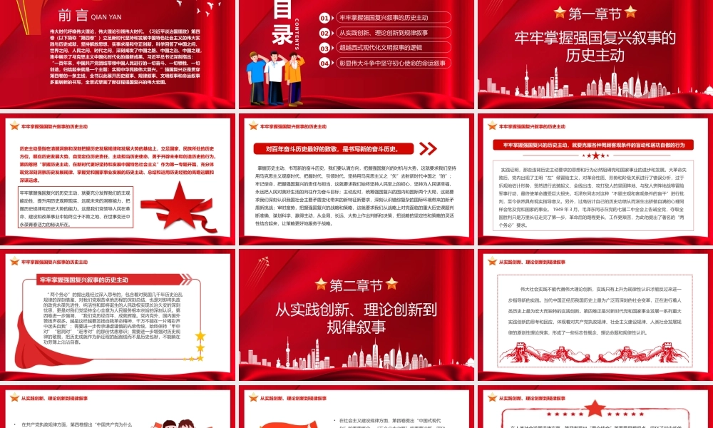 红色党政2022对强国复兴的多重书写PPT.pptx