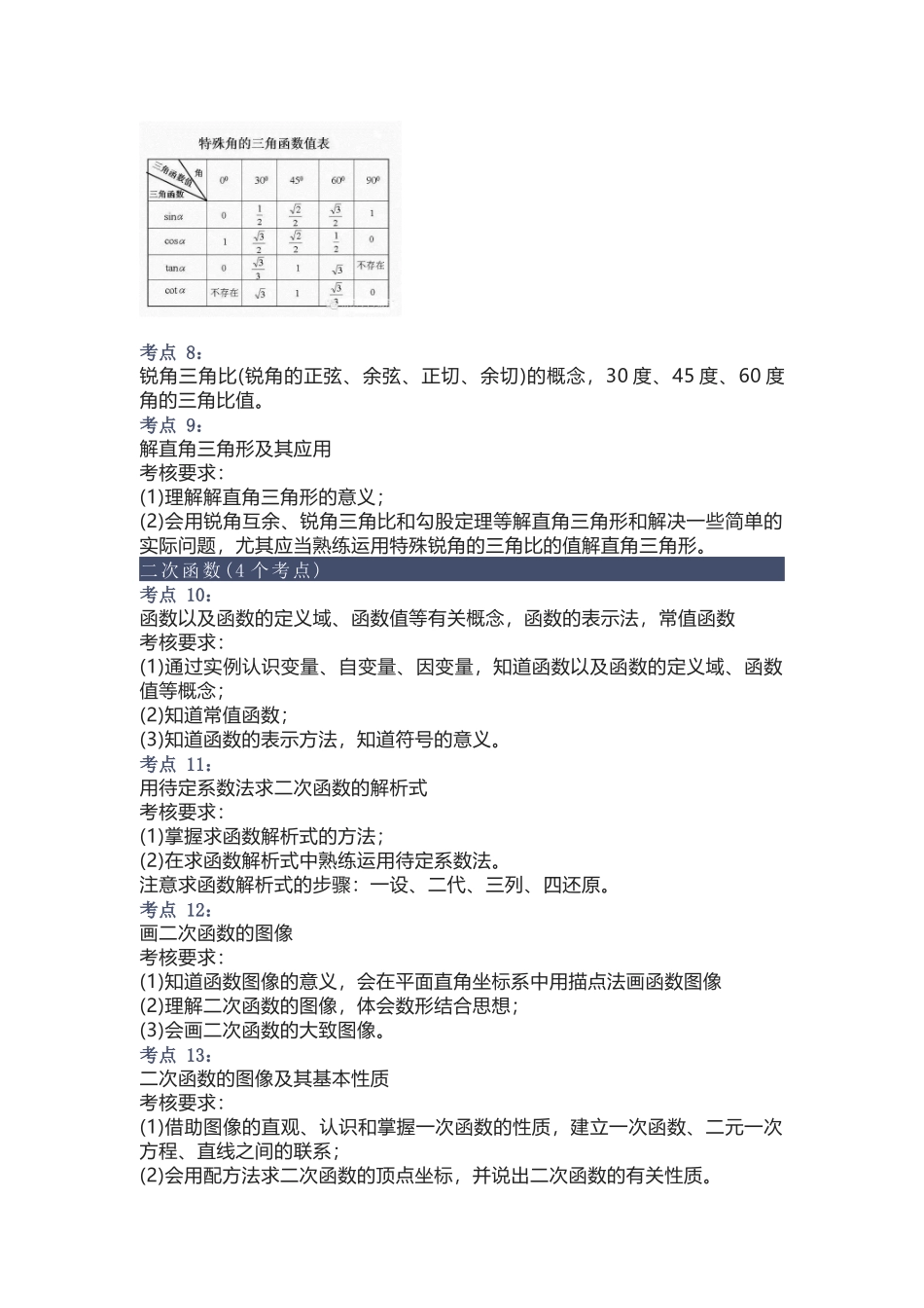 中考数学知识点汇总.docx_第2页