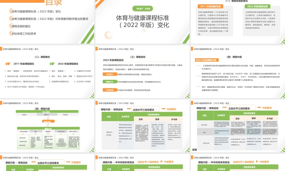 《义务教育体育与健康课程标准(2022年版)》全文学习PPT课件（带内容）.pptx