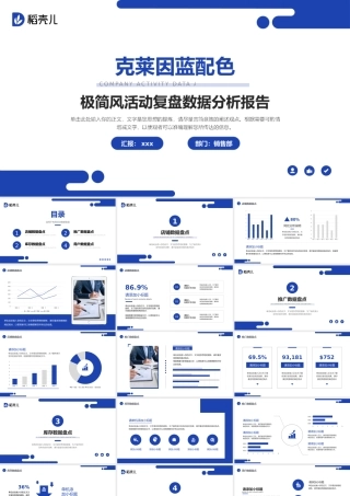 克莱因蓝电商活动复盘数据分析报告.pptx