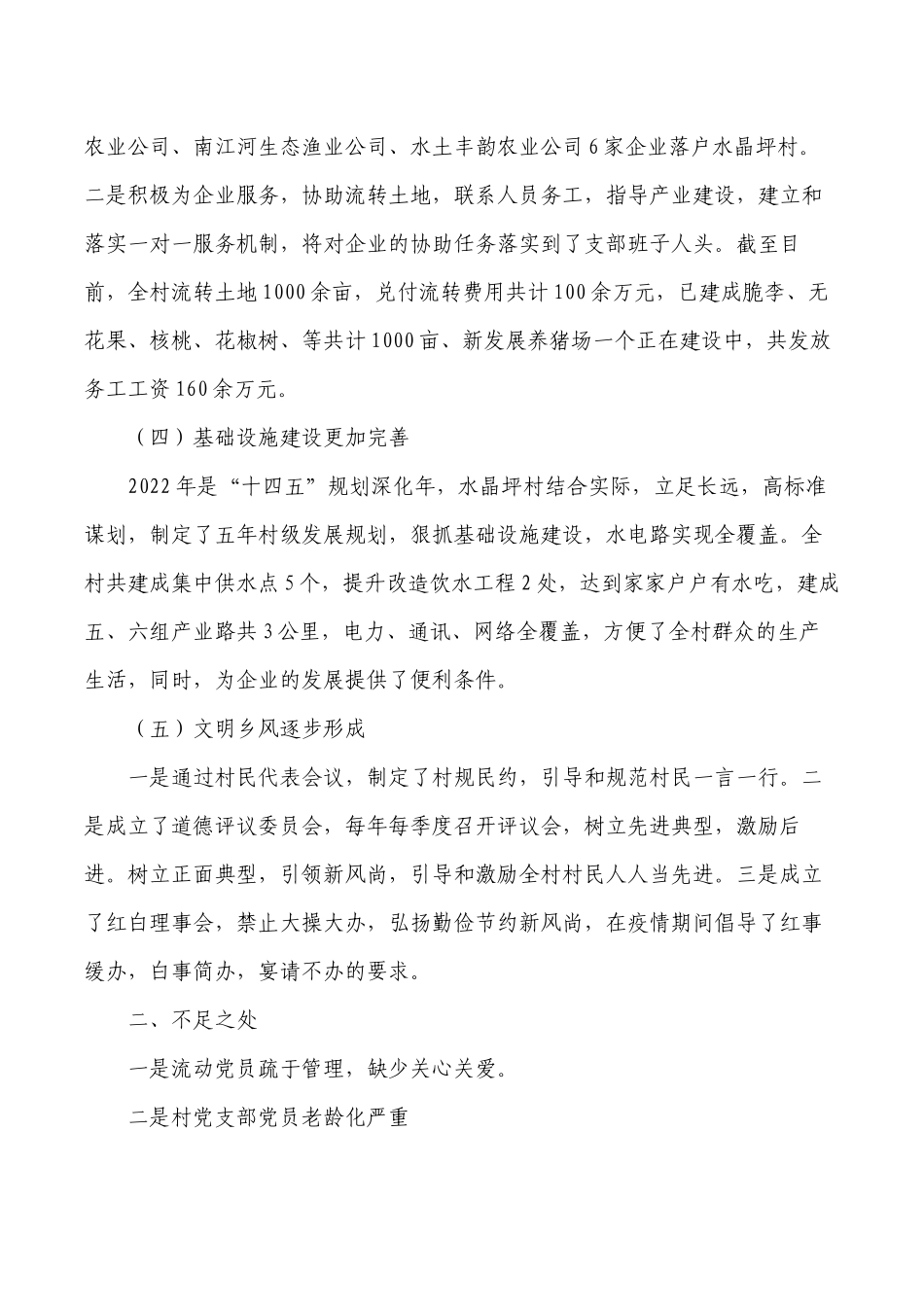 2022村支书抓党建工作述职报告.docx_第2页