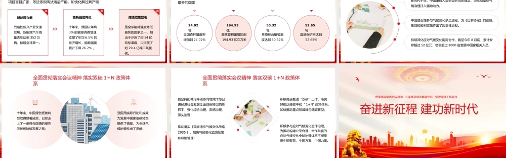 积极稳妥推进碳达峰碳中和 新时代十年伟大变革低碳节能减排ppt.pptx